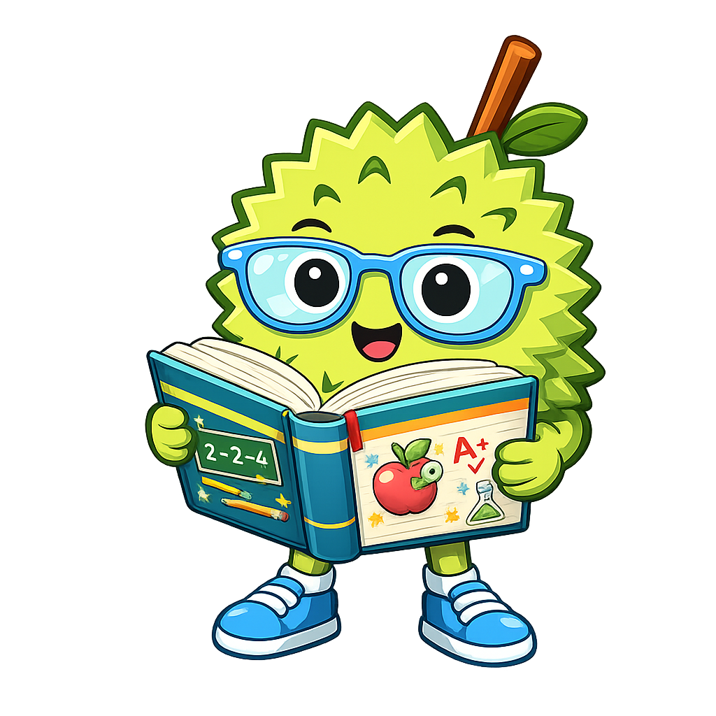 Sabai reading a book